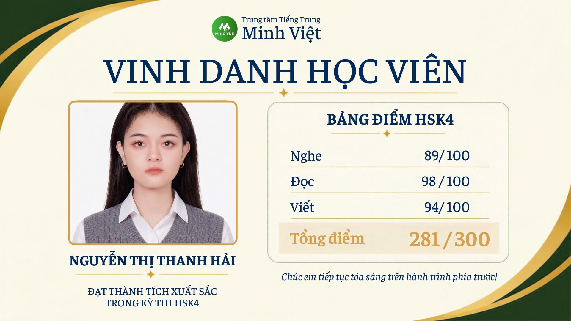 vinh danh học viên