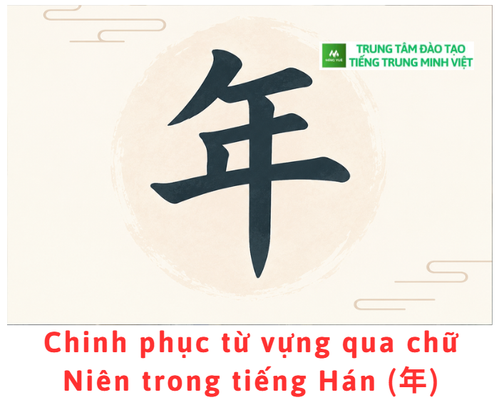 Chinh phục từ vựng qua chữ Niên trong tiếng Hán (年) Chinh phục từ vựng qua chữ Niên trong tiếng Hán (年)