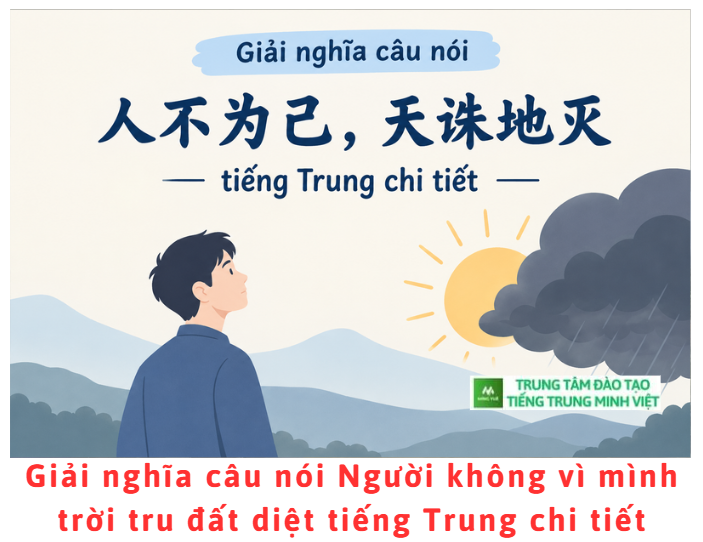 giai-nghia-cau-noi-nguoi-khong-vi-minh-troi-tru-dat-diet-tieng-trung-chi-tiet
