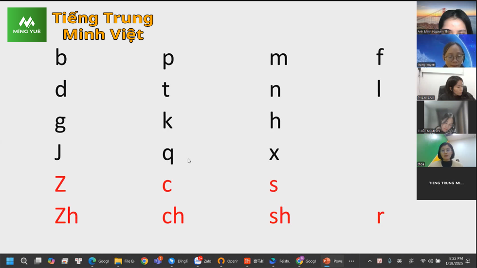 học tiếng trung trực tuyến