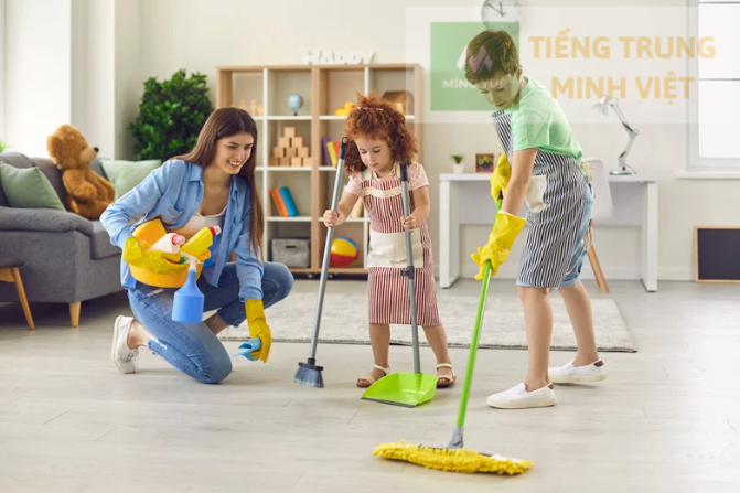 hội thoại tiếng trung chủ đề làm việc nhà