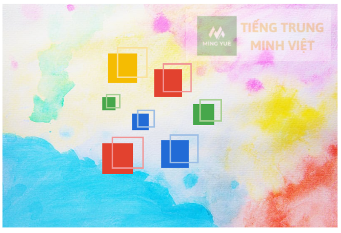 từ vựng tiếng trung chủ đề màu sắc